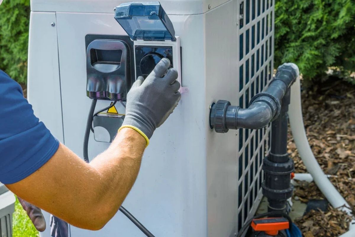 Installation chauffe-eau piscine